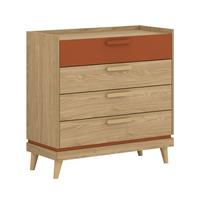 KOMMODE Sandy Holz - Braun, Holzwerkstoff (90/90/40cm) - Petits-meubles