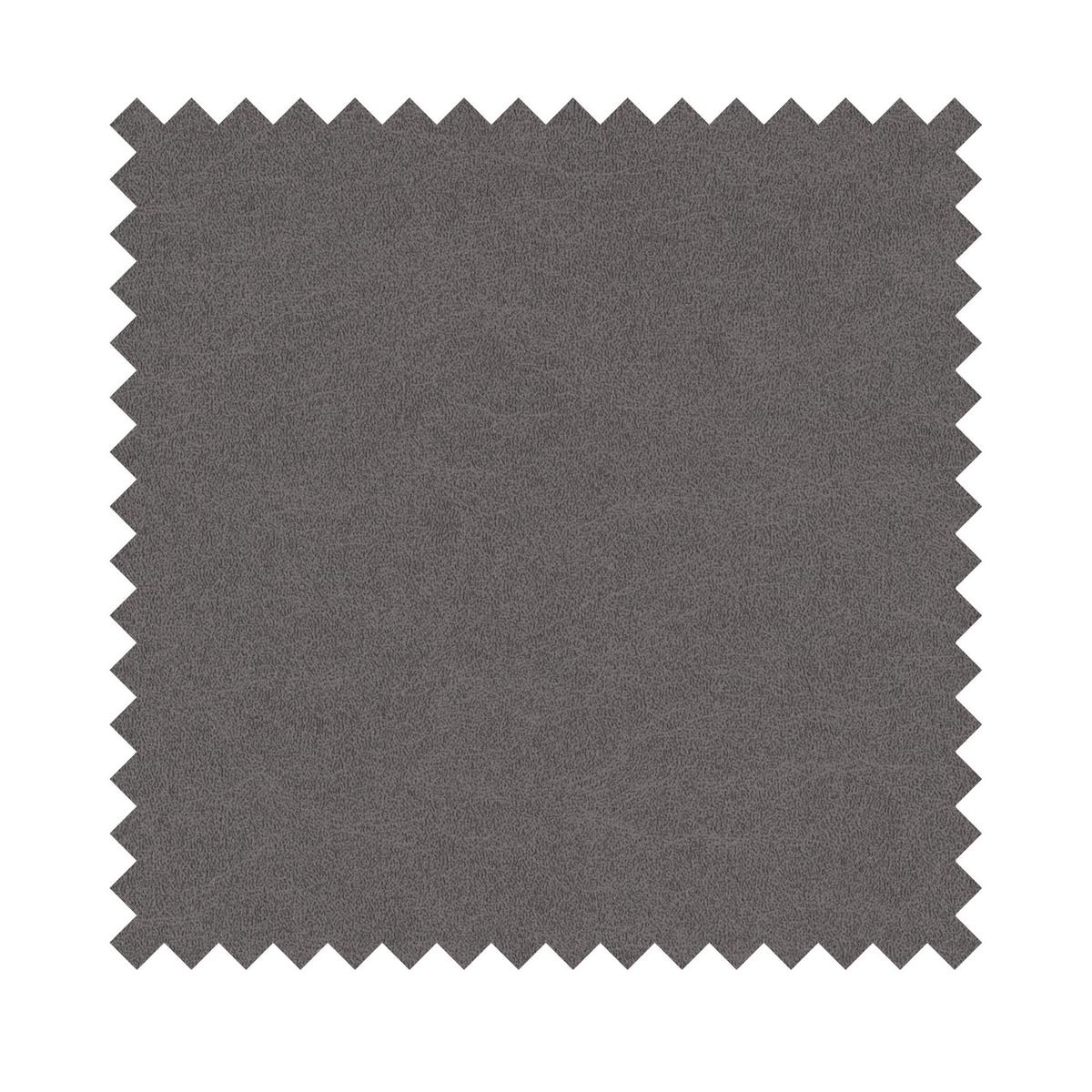 ECKSOFA Ovo Dunkelgrau Samt - Dunkelgrau/Schwarz, Kunststoff/Textil (165/260cm) - Selsey