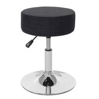HOCKER Anthrazit - Anthrazit, Textil (35/55/35cm) - MCW