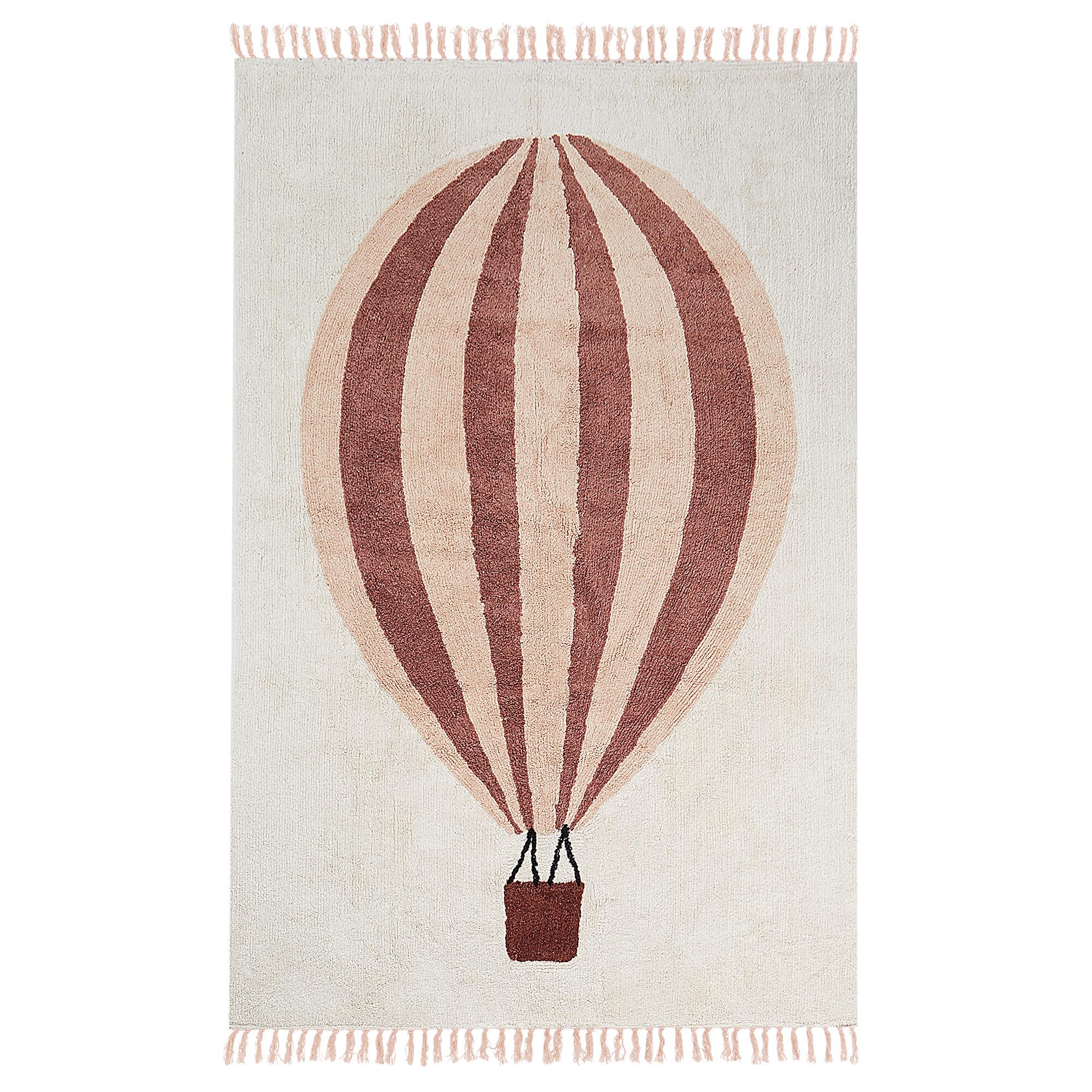 KINDERTEPPICH Bazaleti 200/140 cm - Beige/Multicolor, Textil (140/200cm) - Beliani
