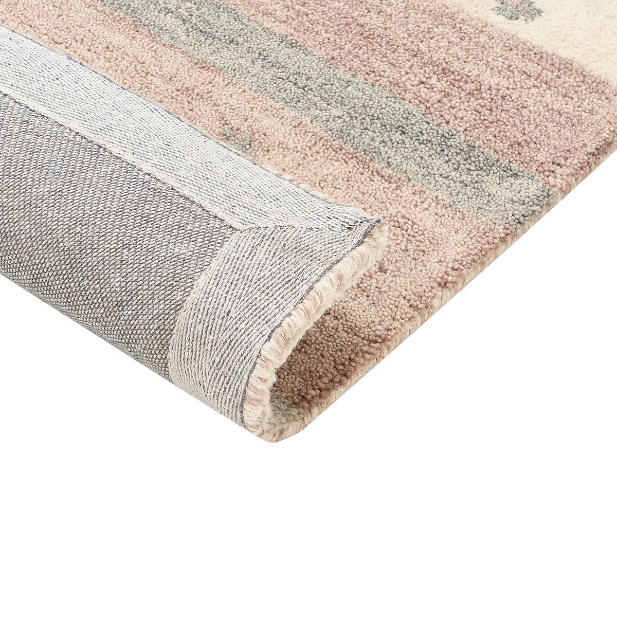 KURZFLOR-GABBEH Karli 230/160 cm - Beige, Textil (160/230cm) - Beliani