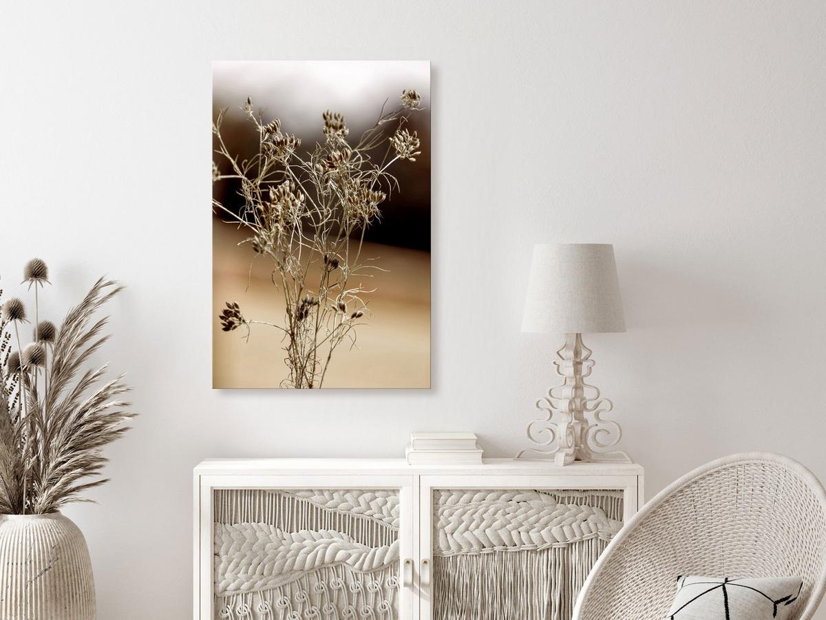 KUNSTDRUCK Braun 40/60 cm - Braun/Grau, Textil (40/60cm) - KUNSTLOFT