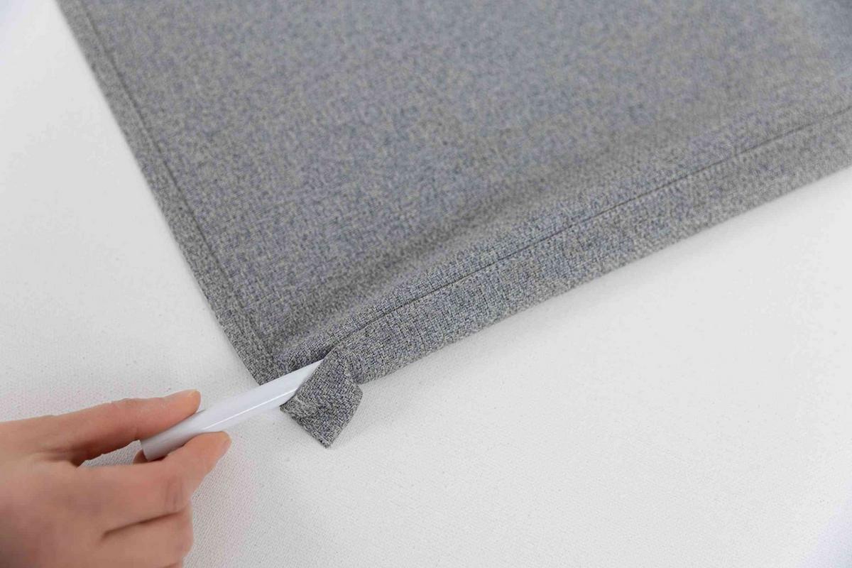 SCHIEBEVORHANG »München Dark« HxB 245x60 cm Grau - Grau, Textil (60/245/245cm) - Gardinenbox