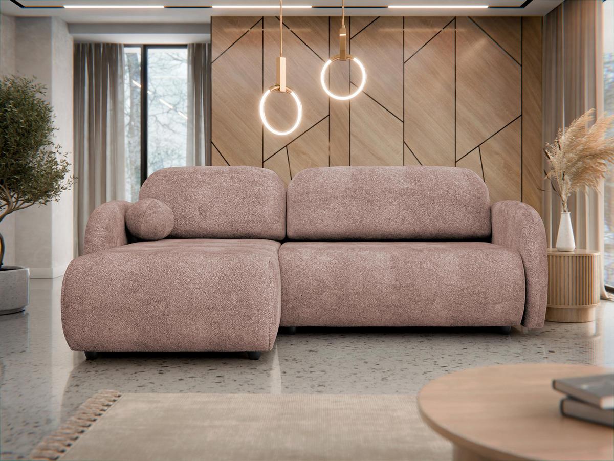 ECKSOFA Dream L - Gelb/Schwarz, Holz/Kunststoff (233/160cm) - MIRJAN24
