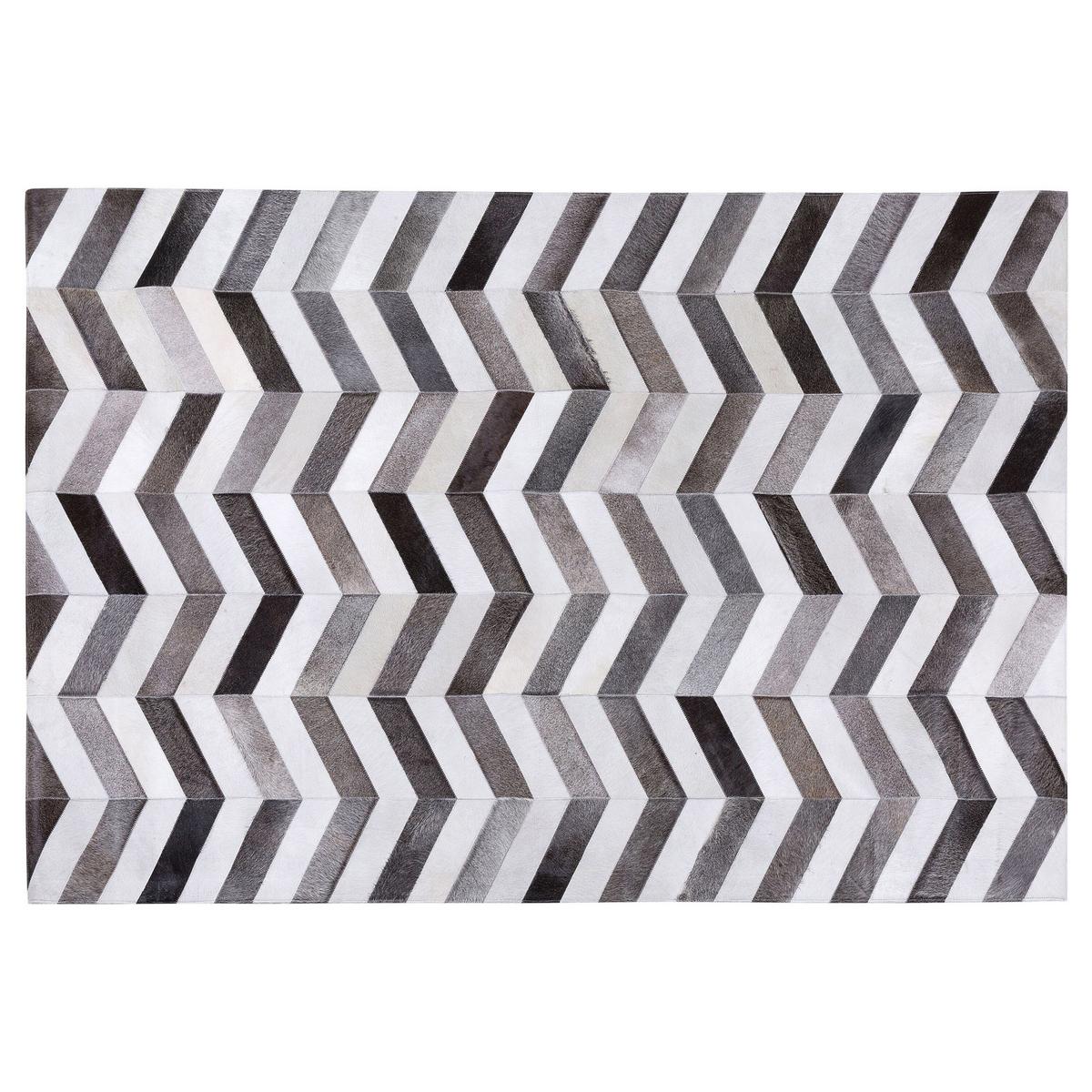 KURZFLOR-TEPPICH Aksaz 200/140 cm - Multicolor, Fell (140/200cm) - Beliani
