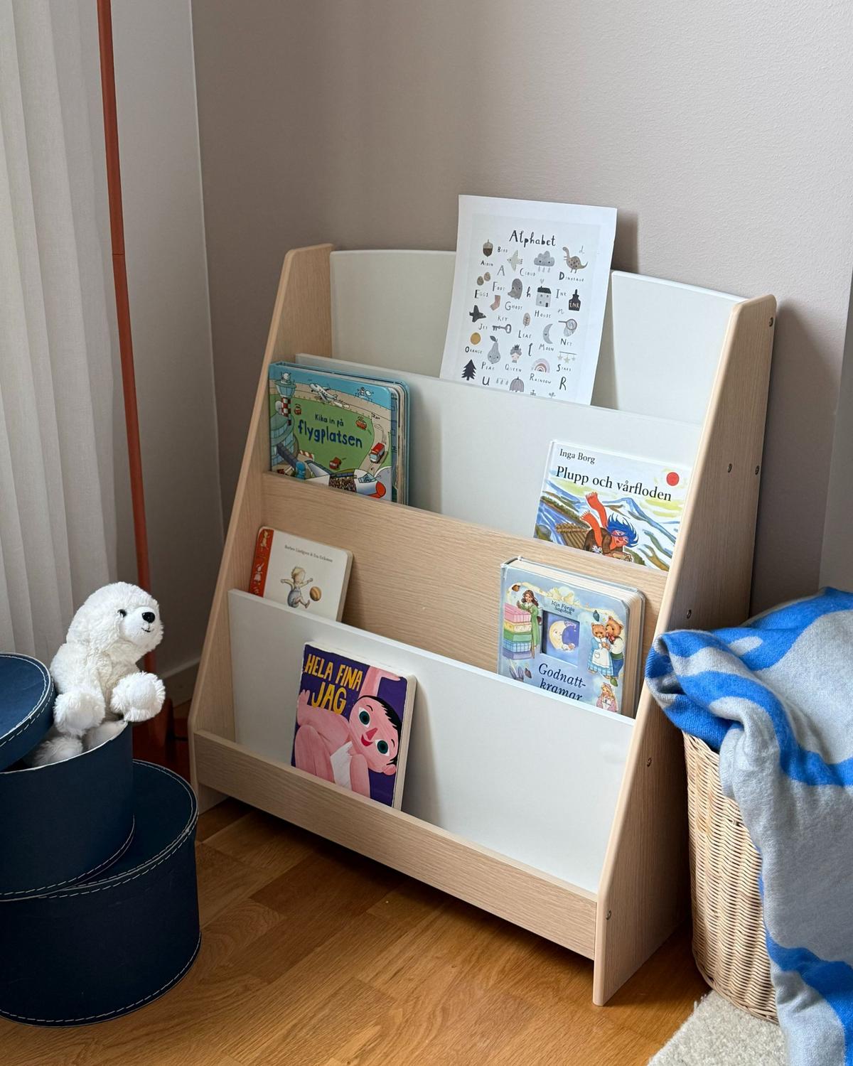 BÜCHERREGAL mit 4 Ebenen 70 cm Hellbraun Liloet - Braun, Holzwerkstoff (61/70/30cm) - Beliani