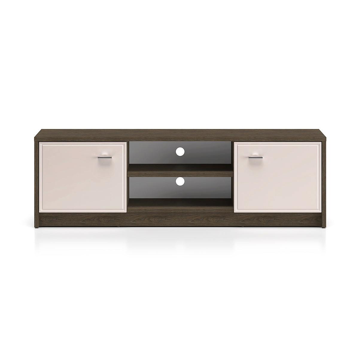 TV-MÖBEL Kaius Kaschmir und Dunkles Holz - Kaschmir, Holzwerkstoff (160/49.9/40cm) - Petits-meubles