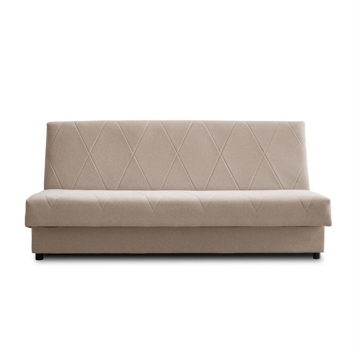 SCHLAFSOFA VERO mit Schlaffunktion Castel 15 - Beige, Textil (191/88/90cm) - Lookway