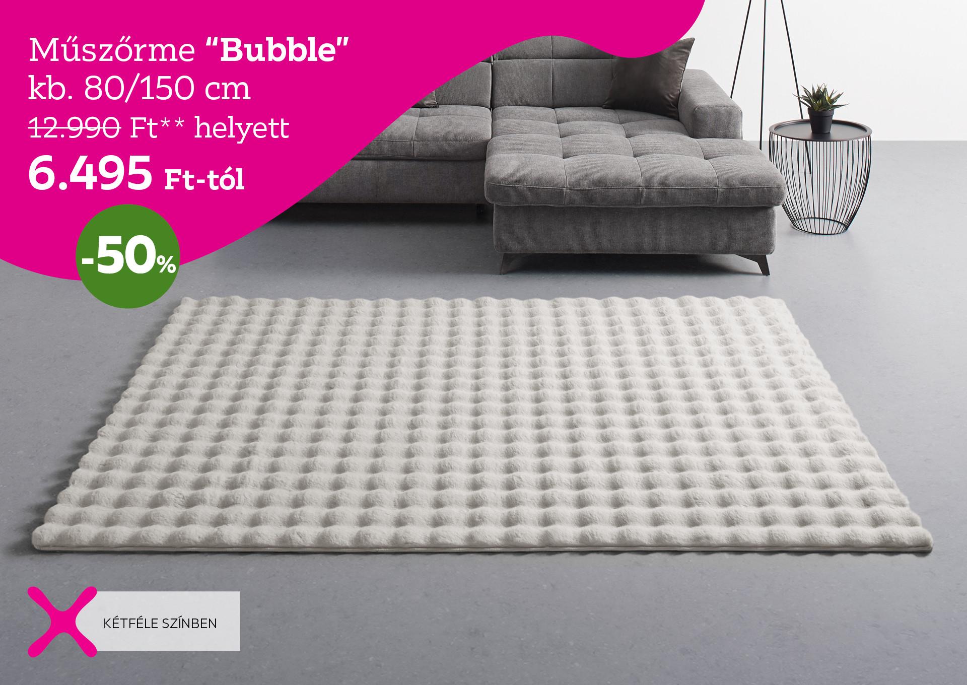 Műszőrme BUBBLE 12990 Forint helyett 6495 Forint, kedvezmény mértéke 50%