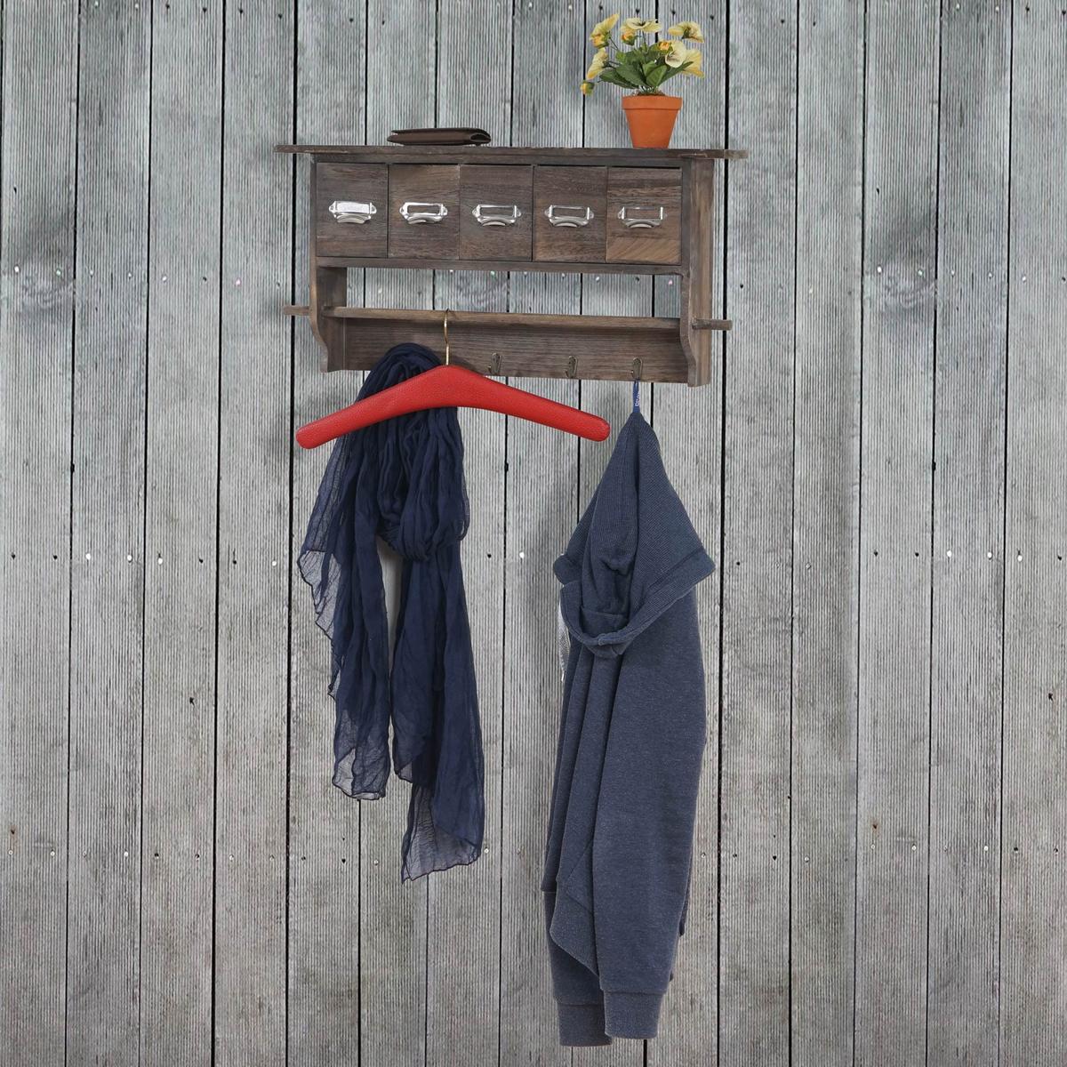 GARDEROBE Braun - Braun, Holz (65/32/13cm) - MCW