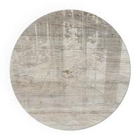 GLASPLATTE für Kamin Ø 50 cm - Beige, Glas (50/50/0.4cm) - TULUP