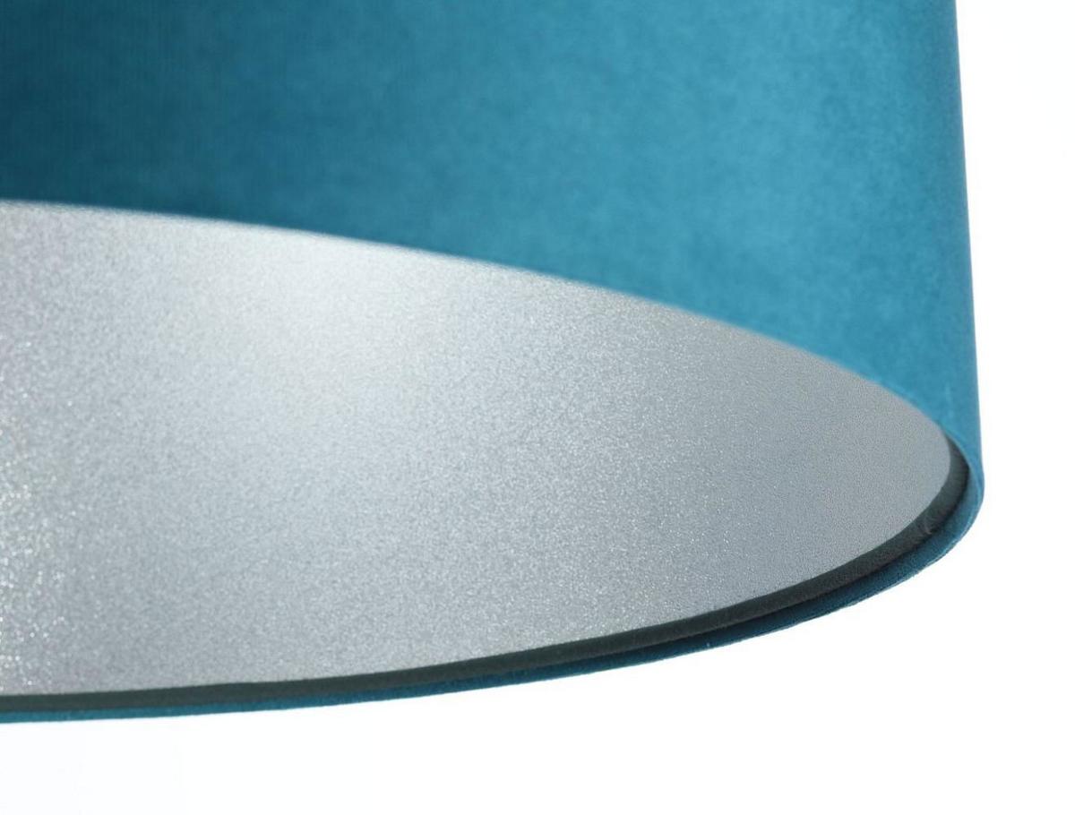 HÄNGELEUCHTE Silber 60/30 cm - Türkis/Silberfarben, Kunststoff (60/1.1/30cm) - ONZENO
