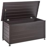 AUFBEWAHRUNGSBOX Braun Campalto - Braun, Metall (123/60/60cm) - Beliani