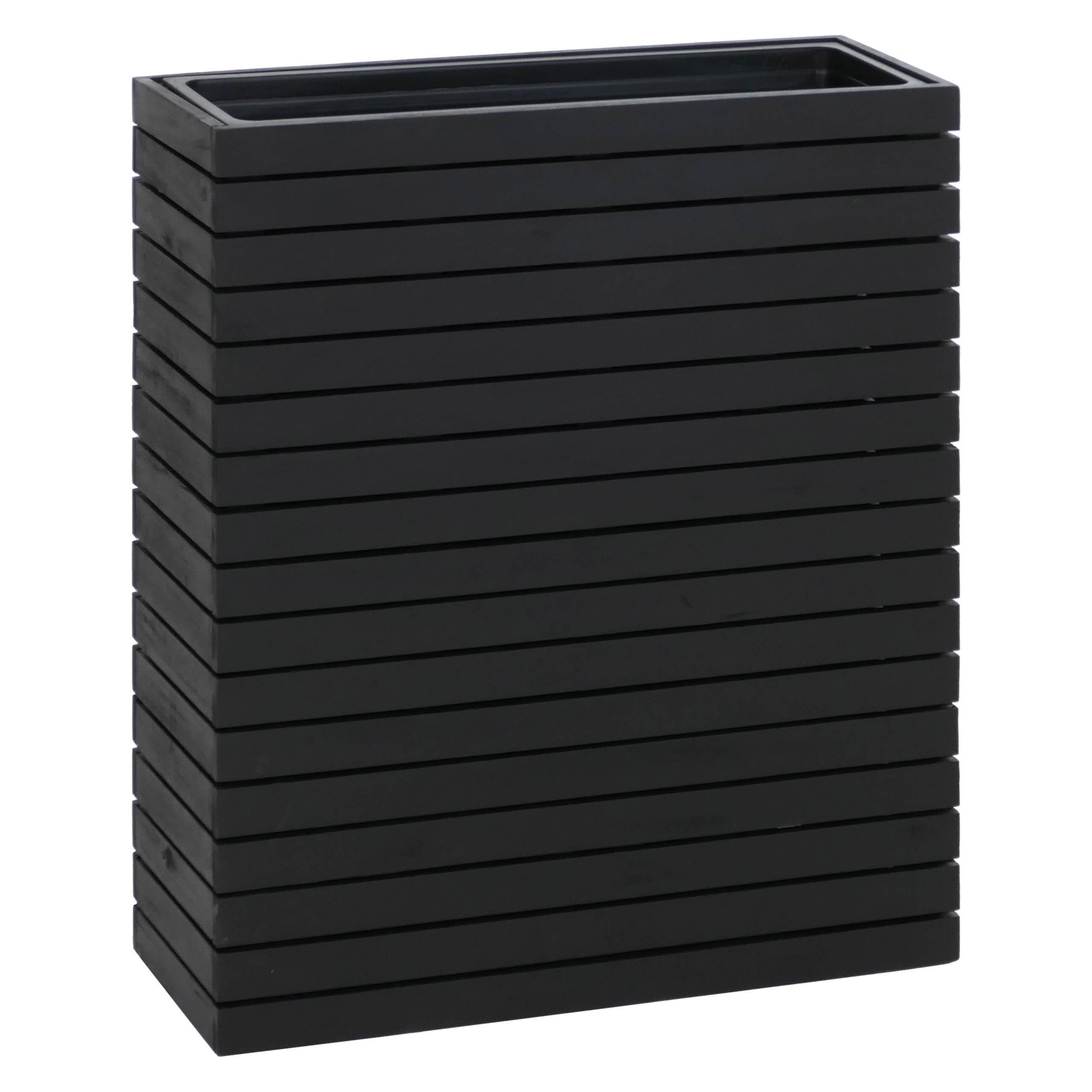 PFLANZKASTEN Schwarz - Schwarz, Holz (63/77/23cm) - MCW