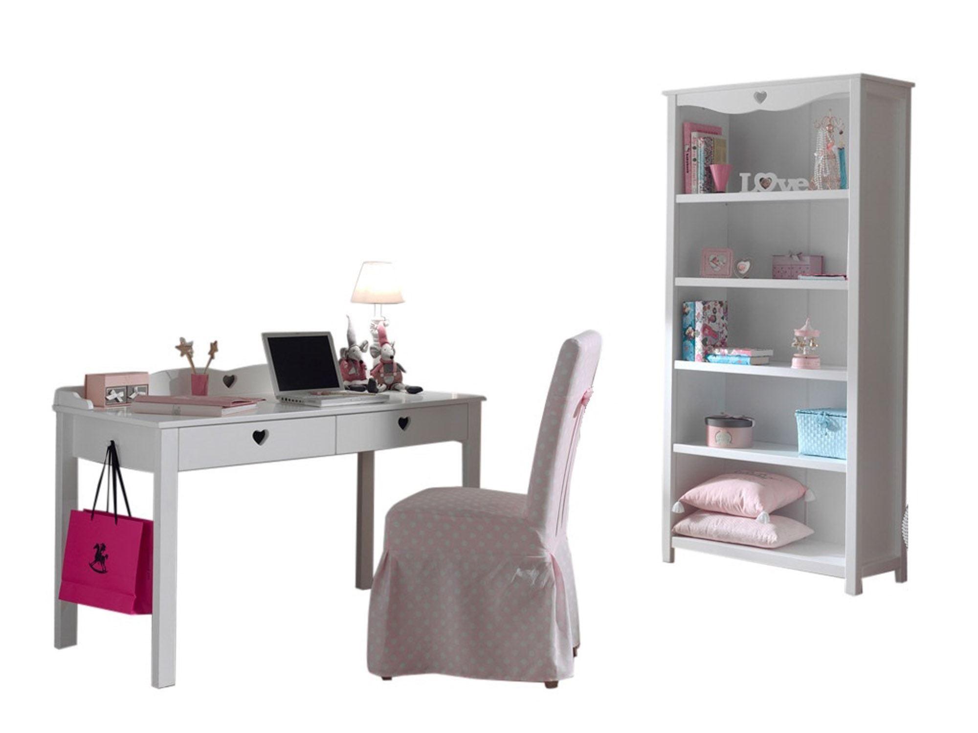 BEIMÖBEL Set Kamila Kindermöbel Set komplett MDF Weiß AMCO07 - Weiß, Holzwerkstoff (2/1/1cm) - 58aufmkessel