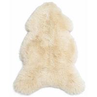 SCHAFFELL Premium Lammfell Natur ungeschoren weiche Wolle Vegetable gegerbt ca. 135 cm - Weiß Hochglanz, Fell (75/135cm) - Provellus