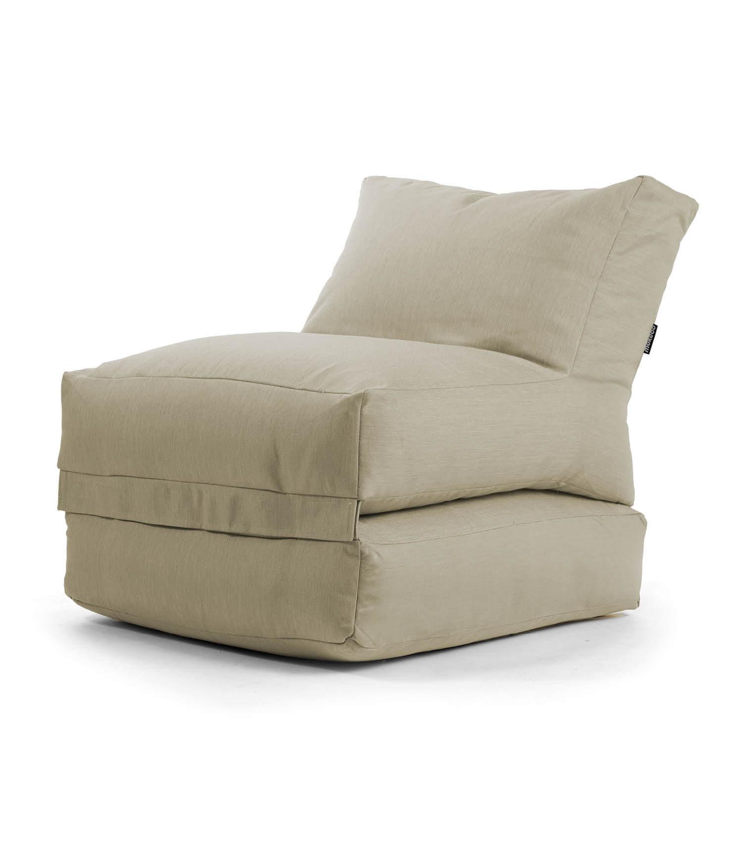OUTDOOR SITZSACK Der Summerdream - Beige, Textil (65/80/75cm) - Mokebo