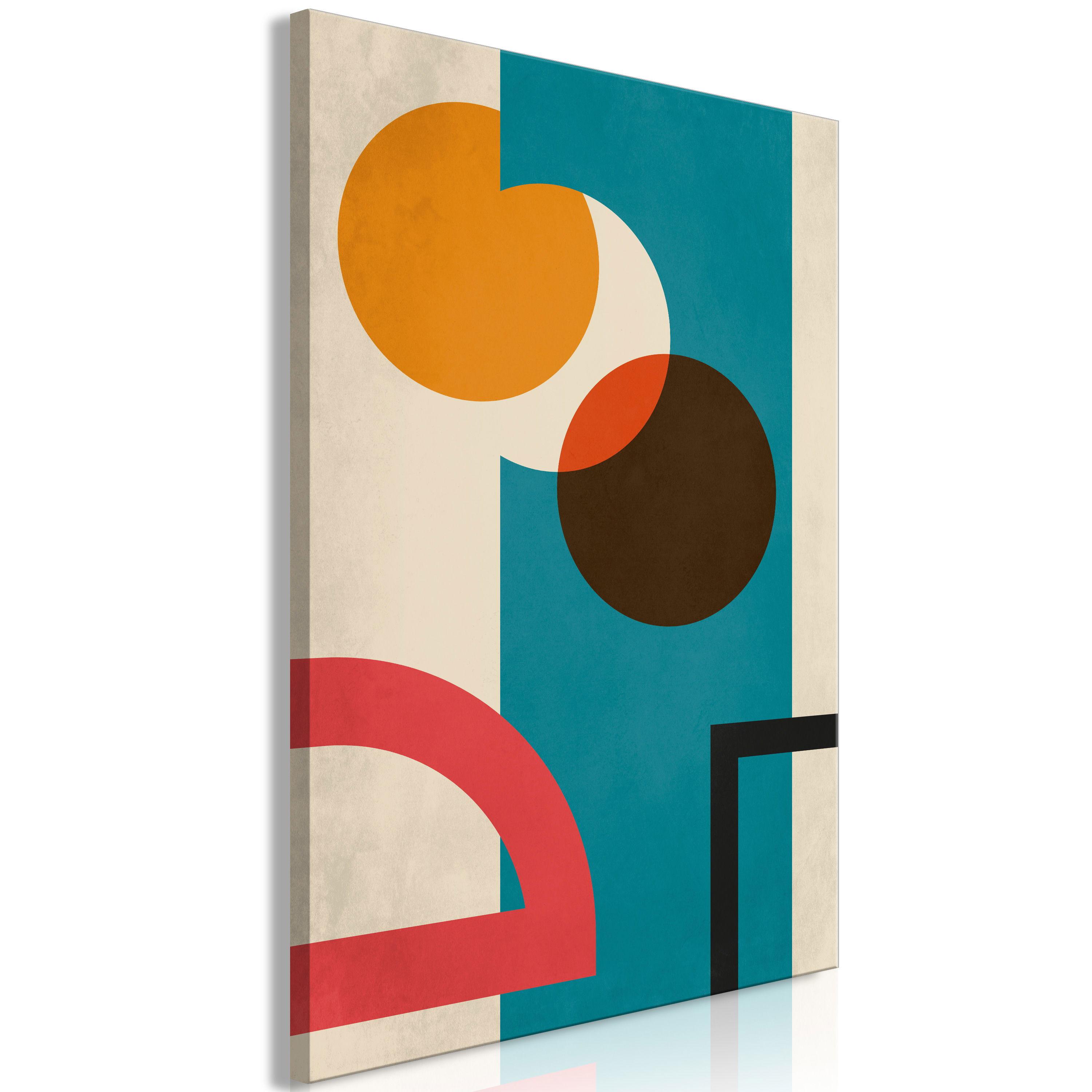 KUNSTDRUCK Bunt 40/60 cm - Multicolor, Textil (40/60cm) - KUNSTLOFT