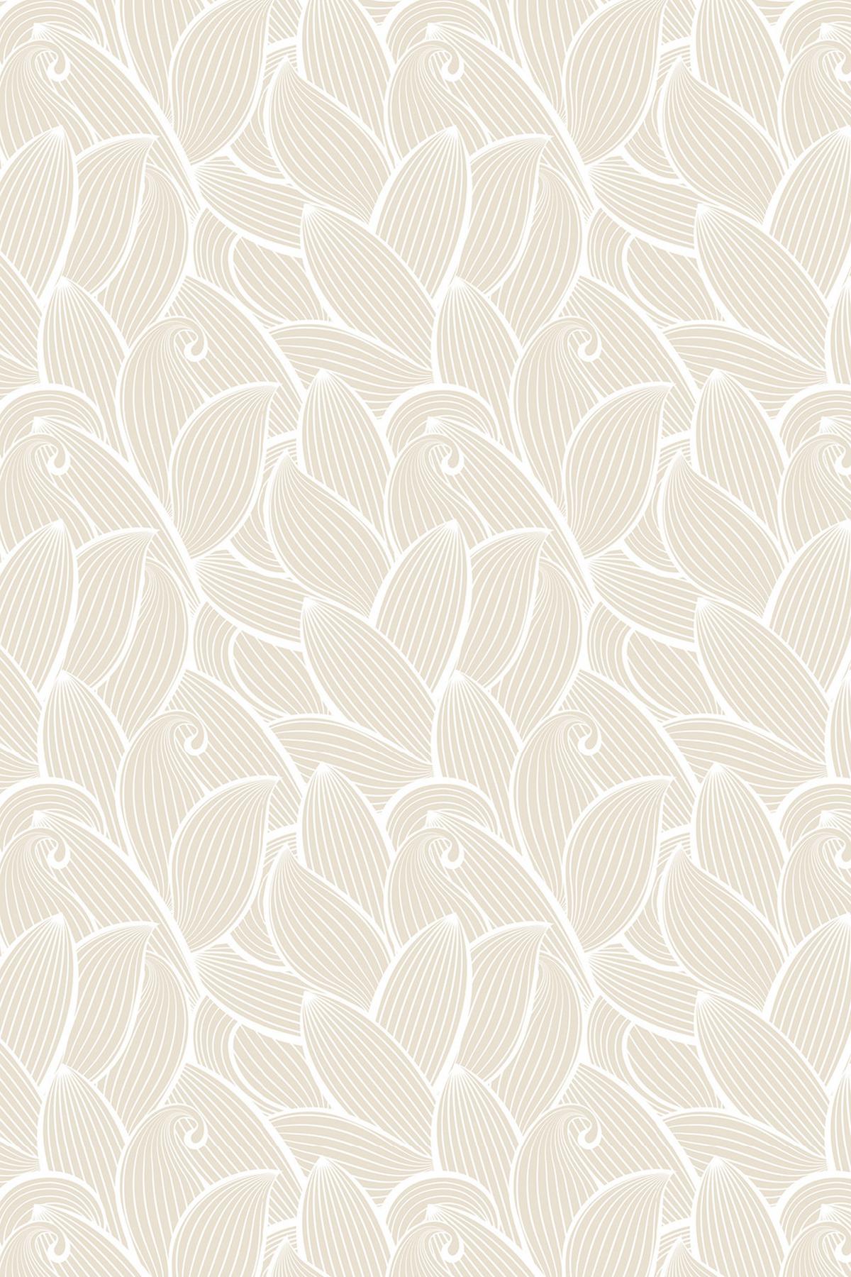 VERDUNKELUNGSROLLO 120x180 cm Blätter - Grau, Textil (120/180cm) - TULUP