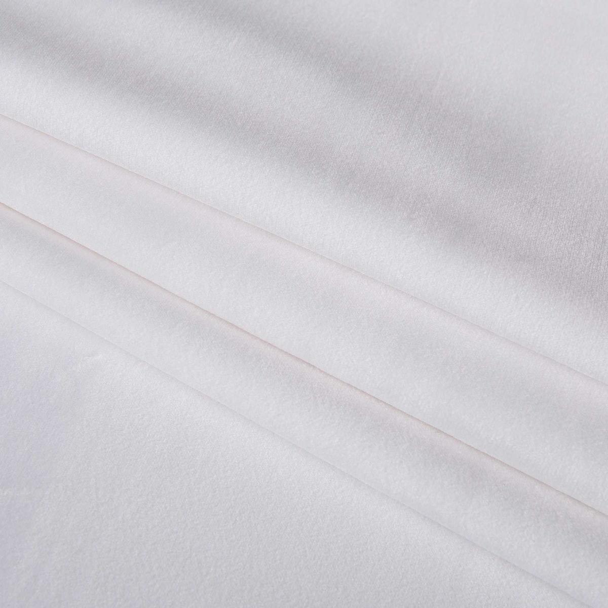 VORHANG 2ER SET MILANO HxB 235x135 cm Weiß - Weiß, Textil (135/235cm) - Gardinenbox