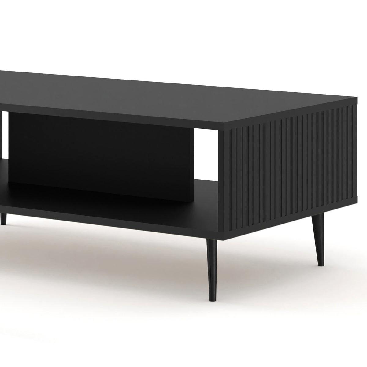 COUCHTISCH Philaé Schwarz - Schwarz, Holzwerkstoff (60/90/43cm) - Petits-meubles