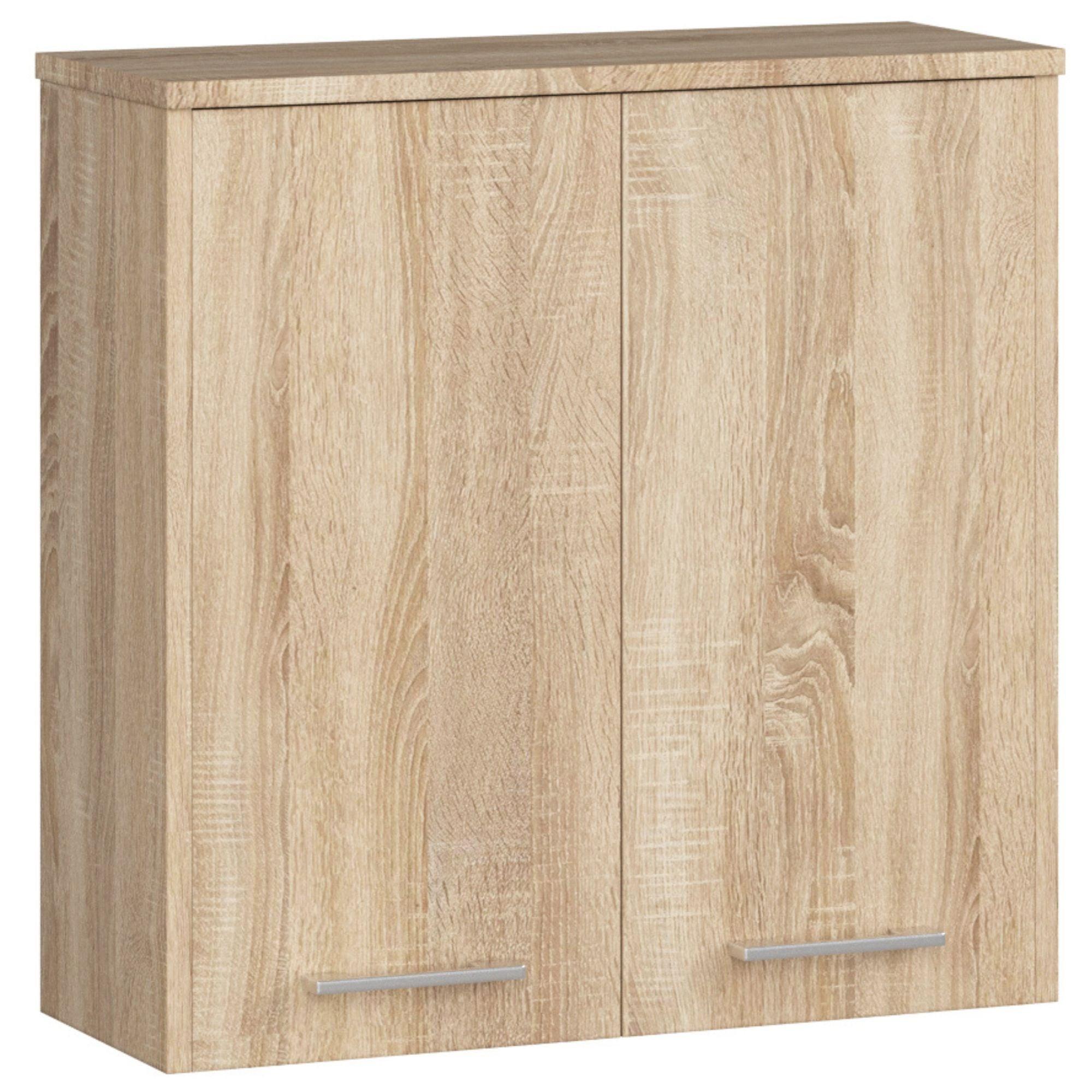 BADKOMMODE Eiche Sonoma 60/60/22,5 - Sonoma Eiche, Holzwerkstoff (60/60/23cm) - RAUMHIRSCH FURNITURE