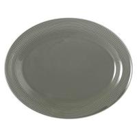 SERVIERPLATTE Beat Color Glaze Perlgrau 35 x 28 cm - Grau, Keramik (28/2.2/35.3cm) - Seltmann Weiden