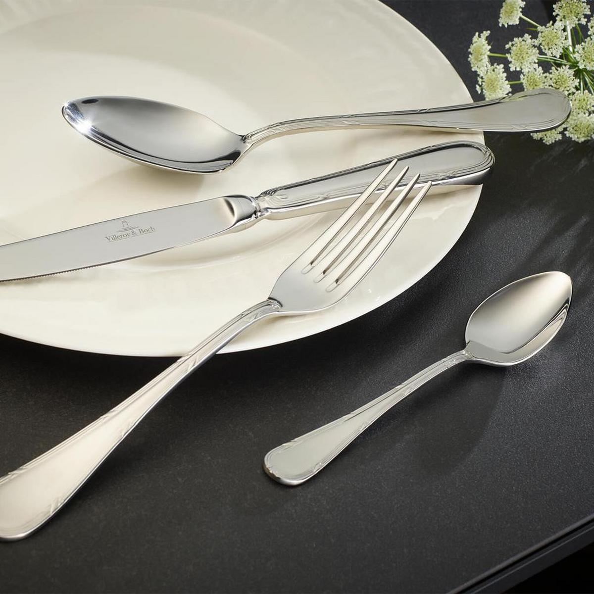 TAFELBESTECK Septfontaines silber 144-tlg. - Silberfarben, Metall - Villeroy & Boch