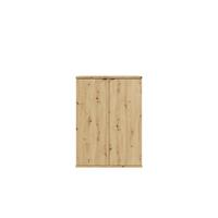 KOMMODE METRIX 60/82,5/35cm mit Schubladen 2 Türen Eiche Artisan - Eiche Artisan, Holzwerkstoff (60/82.5/35cm) - MASSENO