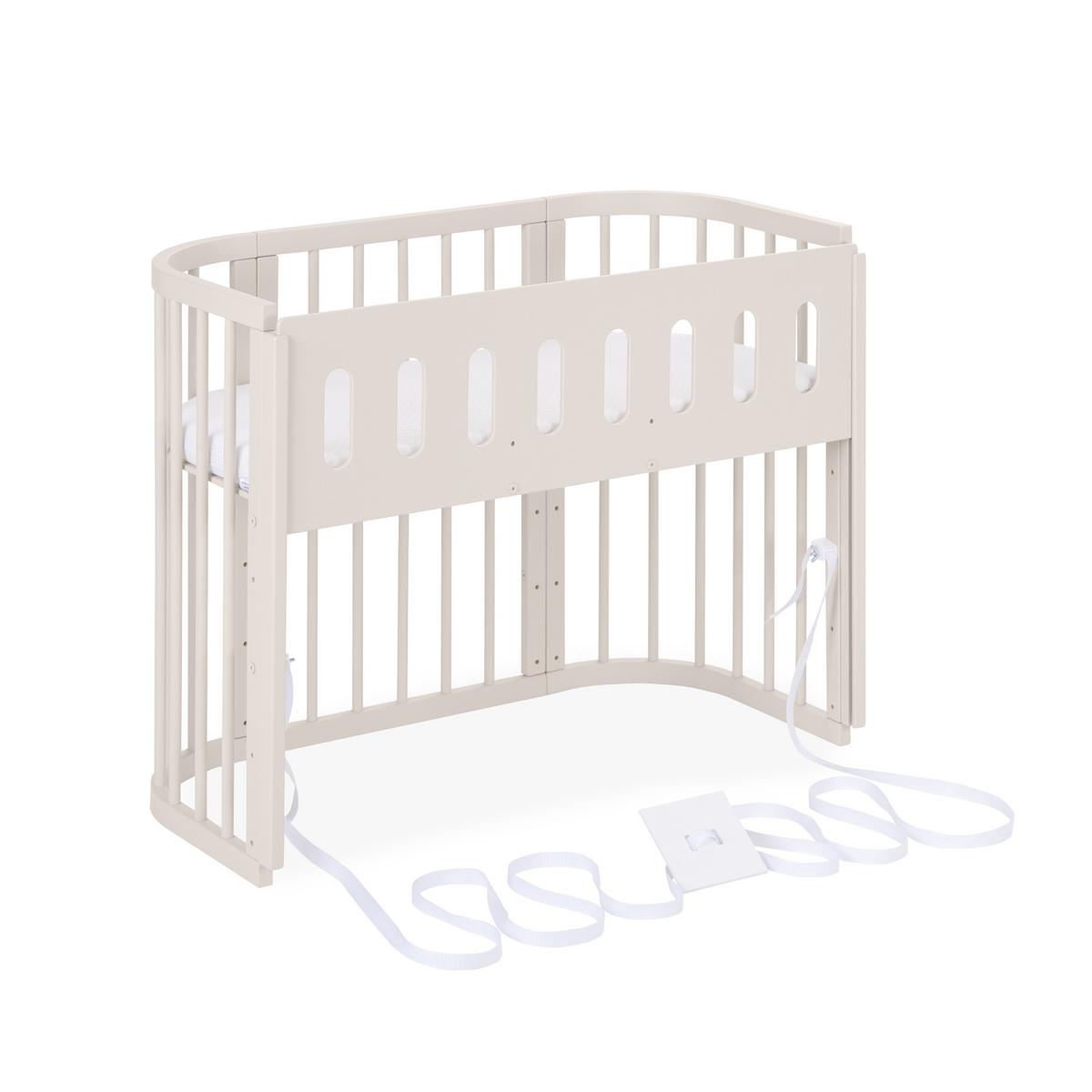 BABYBETT Kaschmir, 5in1 mit Matratze - Kaschmir, Holz/Textil (66/93cm) - waldin