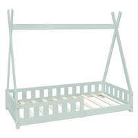 KINDERBETT Tipi 80x160 cm Mint - Mintgrün, Holz (80/160cm) - ML-DESIGN