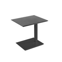 BEISTELLTISCH Cerelia 55x47x54 höhenverstellbar Anthrazit/Marmara Nero - Schwarz, Keramik (55/47/54cm) - 58aufmkessel