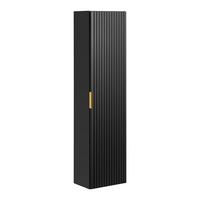 HÄNGESÄULE Adriel Mattschwarz - Schwarz, Holzwerkstoff (35/140/25cm) - Petits-meubles