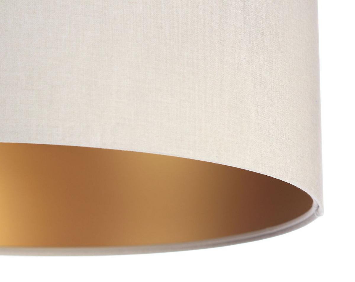 HÄNGELEUCHTE Gold 50/25 cm - Beige/Goldfarben, Kunststoff (50/0.8/25cm) - ONZENO