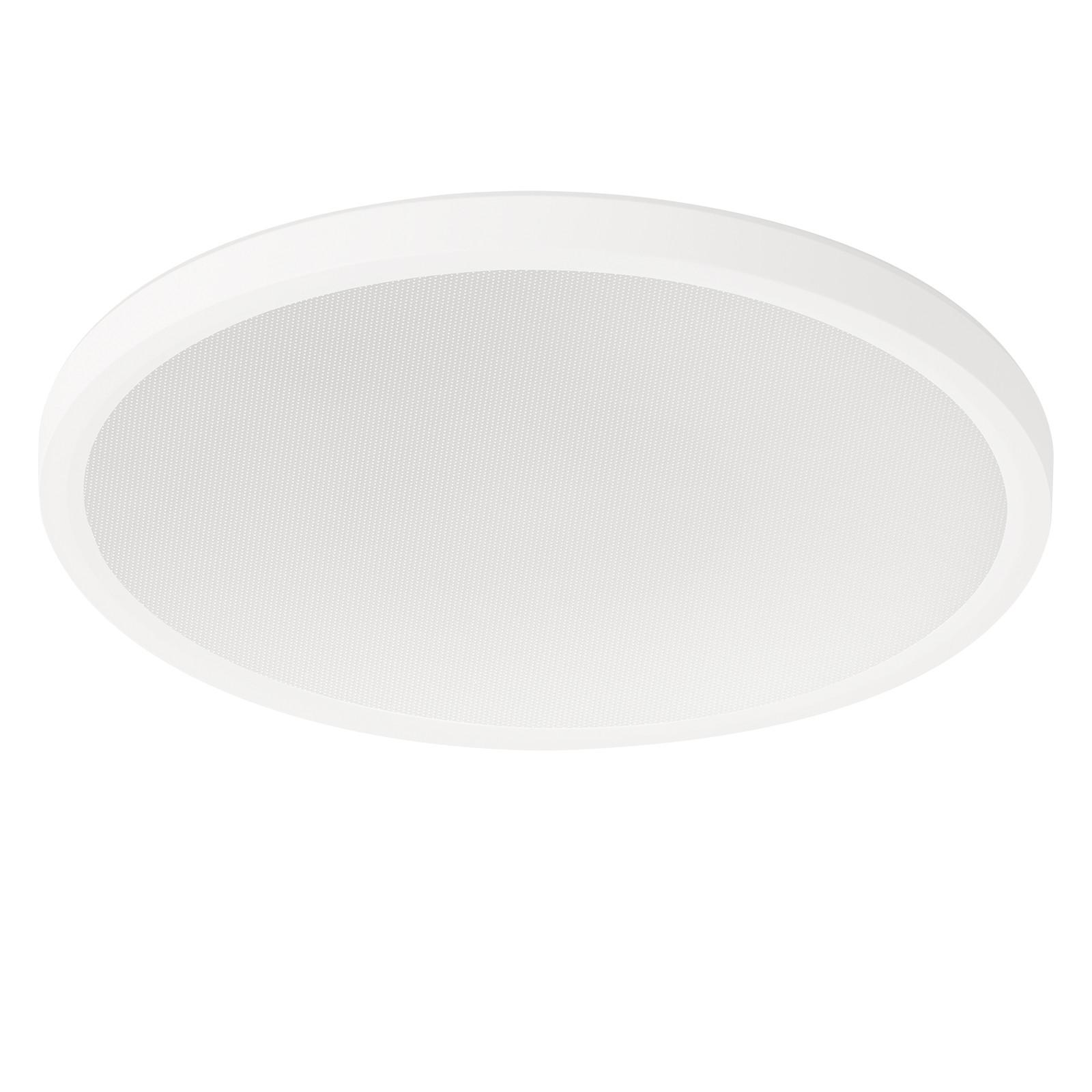LED-DECKENLEUCHTE Hornbrand 22.0/2.6/22.0 cm - Weiß, Kunststoff (22/22/2.6cm) - ZMH