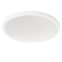 LED-DECKENLEUCHTE Hornbrand 22.0/2.6/22.0 cm - Weiß, Kunststoff (22/22/2.6cm) - ZMH