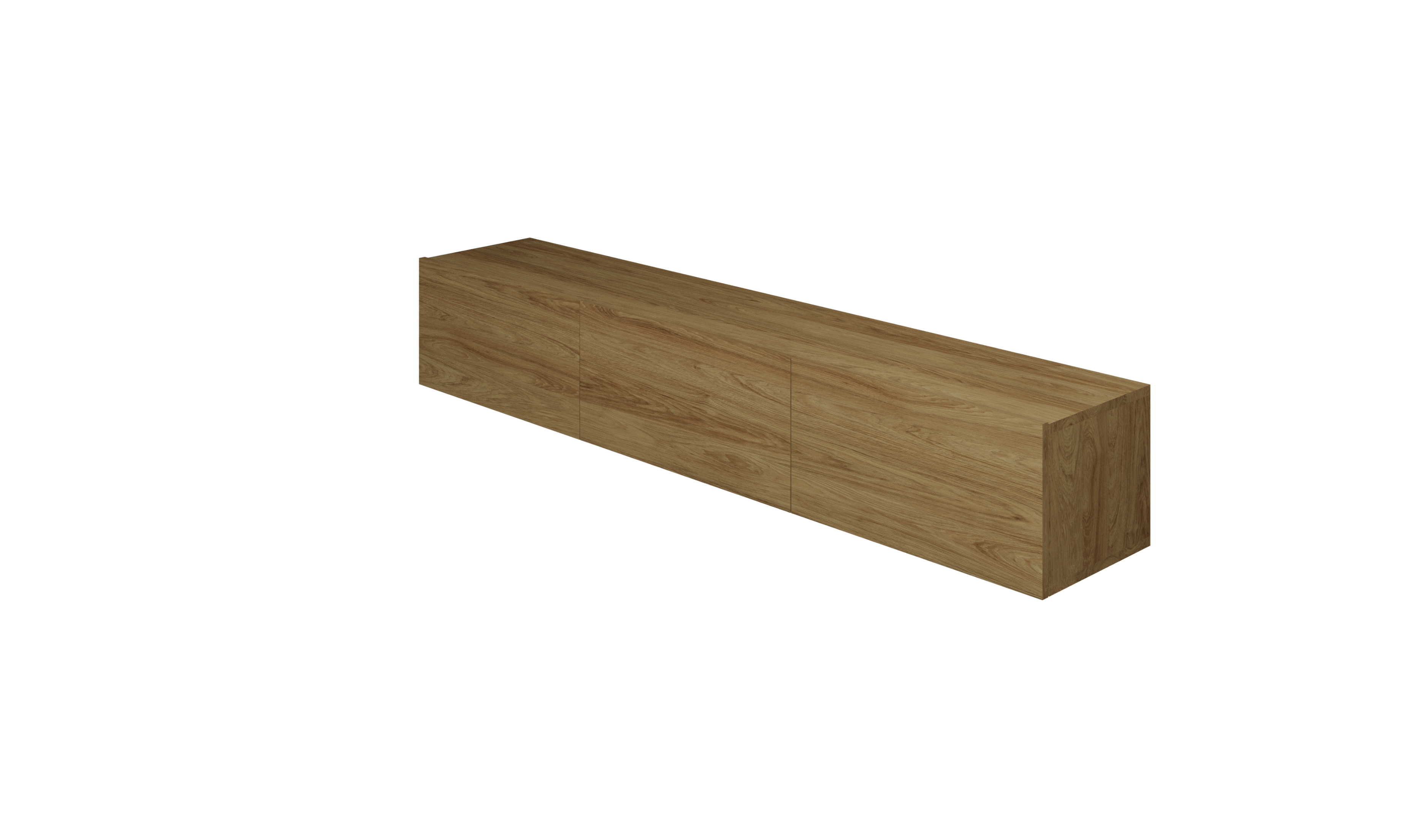 LOWBOARD Dallas - Ahornfarben, Holzwerkstoff (180/30/35cm) - RAUMHIRSCH FURNITURE
