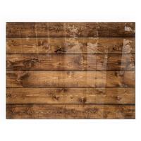 GLASPLATTE für Kamin 80x60 cm - Braun, Glas (80/60/0.4cm) - TULUP