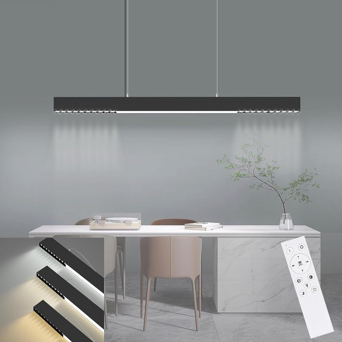 PENDELLEUCHTE Aura 107/4/160 cm - Schwarz, Metall (107/4/160cm) - Nettlife