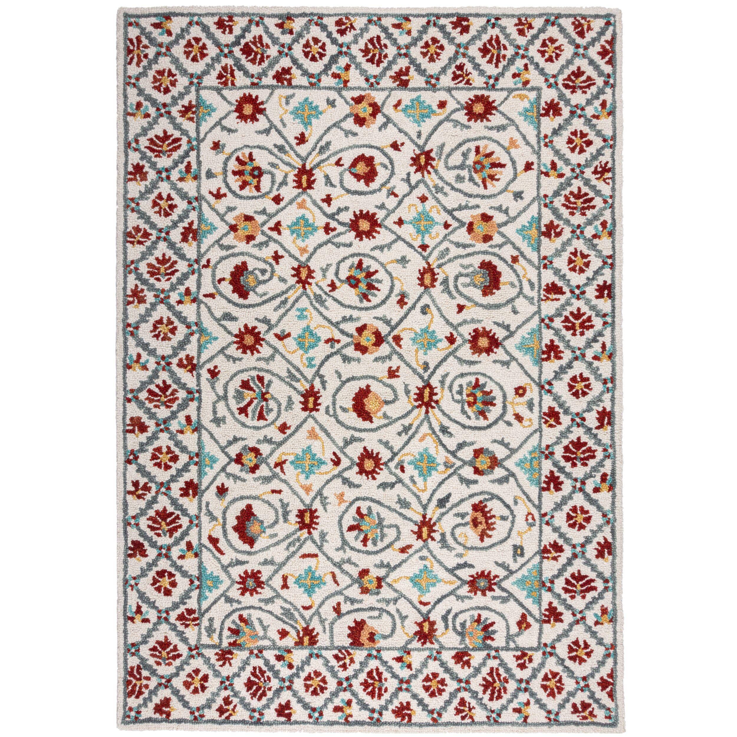 WOLLTEPPICH SOAR, orientalisch, Rot-Blau, 160 x 230 cm - Rot, Textil (230/160cm) - KADIMA DESIGN