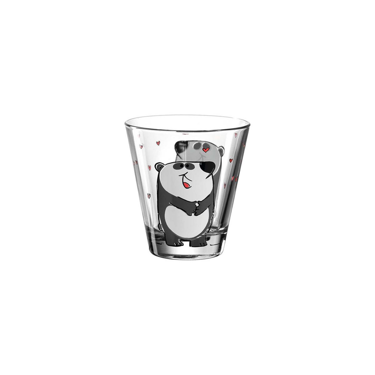 KINDERBECHER Bambini Sortiert 215 ml 6er Set - Multicolor, Glas (0.215L) - Leonardo Living
