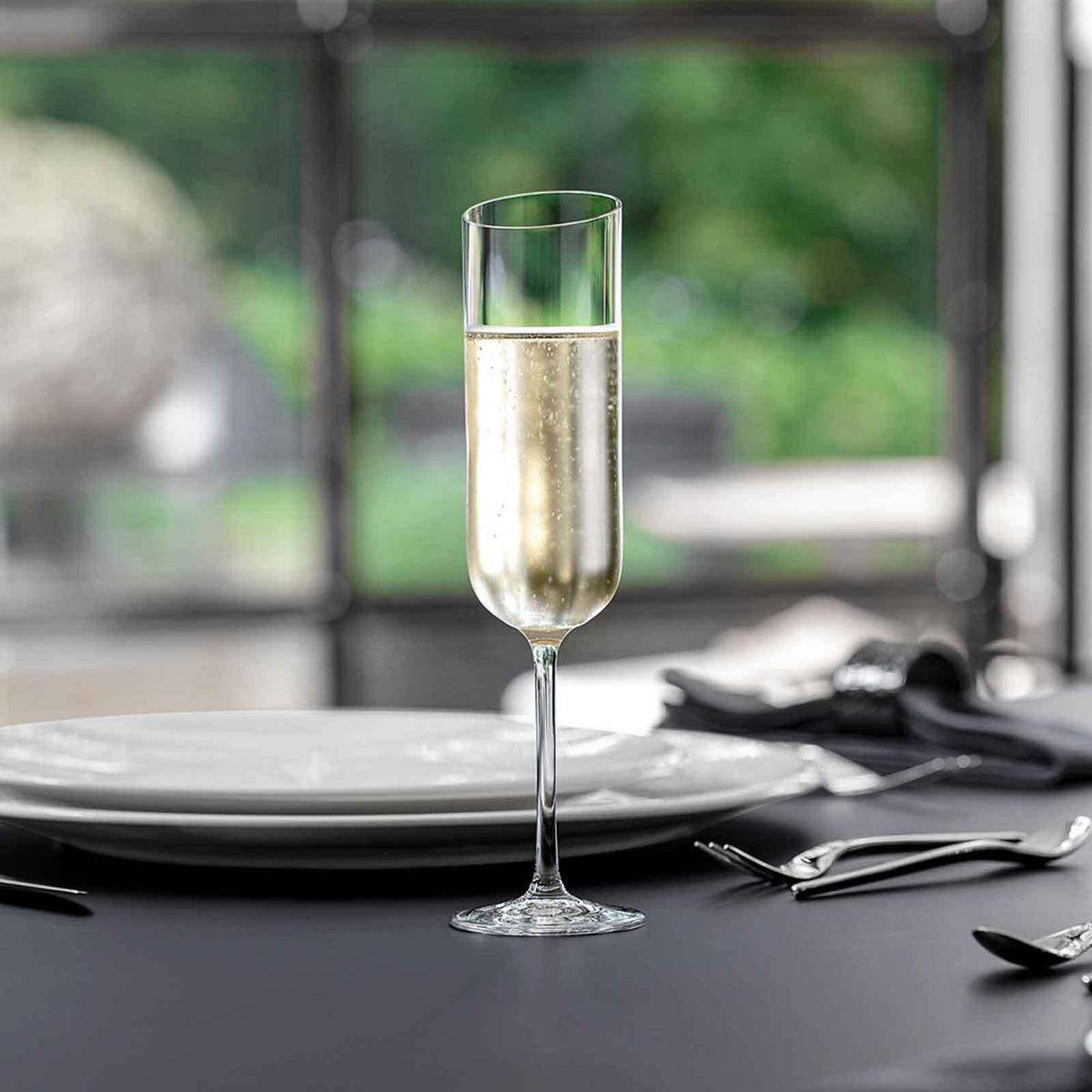 SEKTGLÄSER NewMoon transparent 170 ml 4er Set - Transparent, Glas (0.17L) - Villeroy & Boch