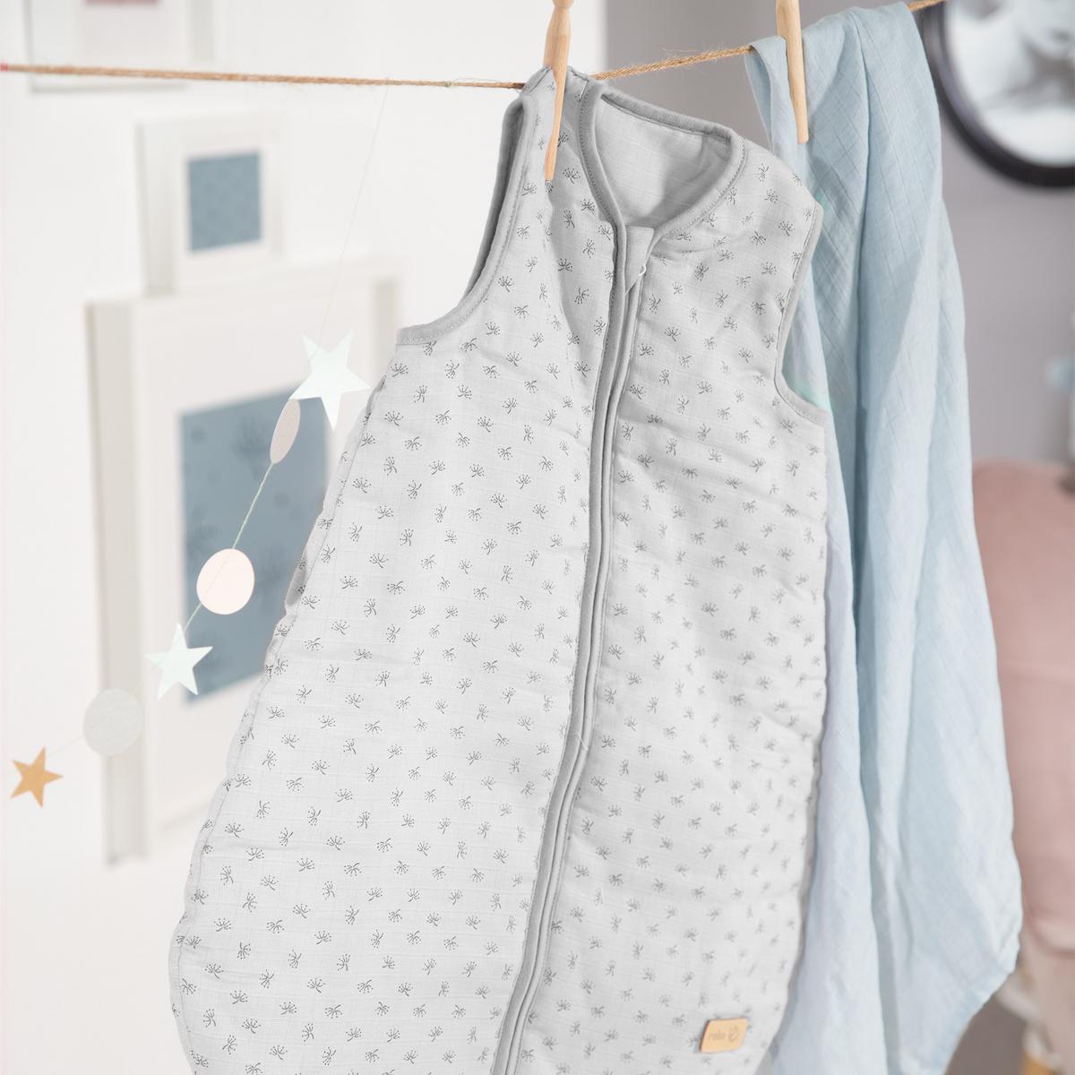 BABYSCHLAFSACK Lil Planet 90 cm grau - Hellgrau, Textil (50/90cm) - Roba