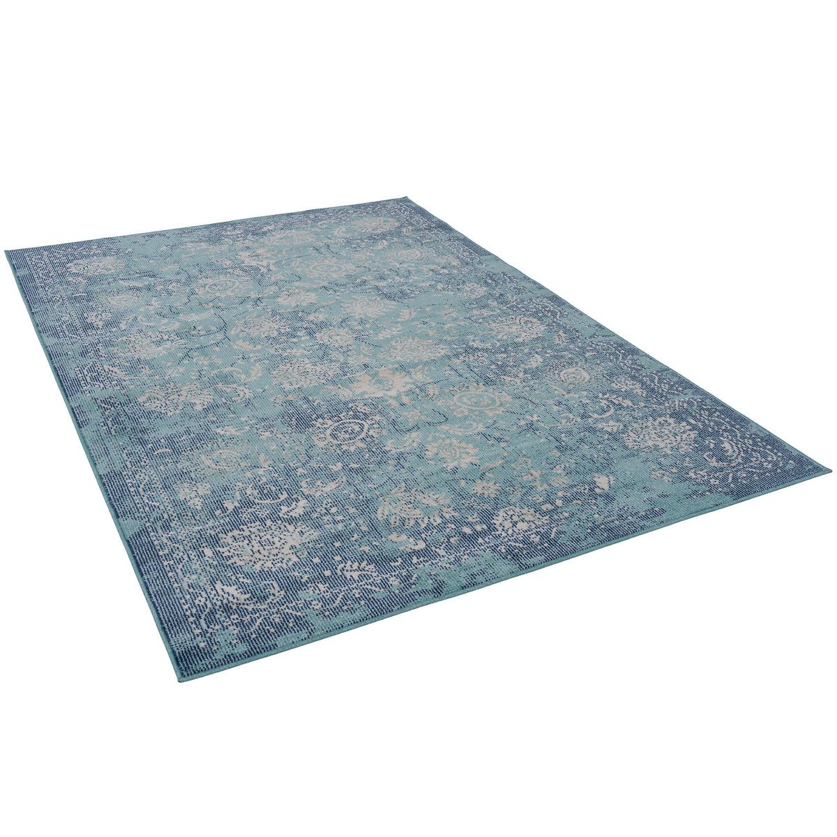 INDOOR OUTDOOR TEPPICH LAGOS VINTAGE - Türkis, Textil (160/230cm) - Pergamon