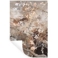 WANDTATTOO Mandelblüte - Kunst - Van Gogh - Beige - Abstrakt Wandbild 40x60 cm - Braun, Kunststoff (40/60cm) - MuchoWow
