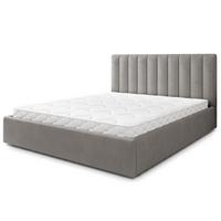 POLSTERBETT DEMERA MGV 160x200 cm mit Bettkästen - Grau - Grau, Holz (160/200cm) - MASSENO