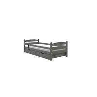 KINDERBETT MARIS mit Bettkasten 90x200 cm Anthrazit - Anthrazit, Holz (90/200cm) - MASSENO