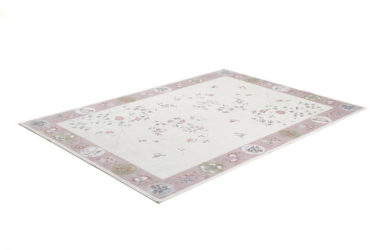 FLACHWEBETEPPICH Cherina 200x290 cm - Rosa, Textil (200/290cm) - Gino Falcone