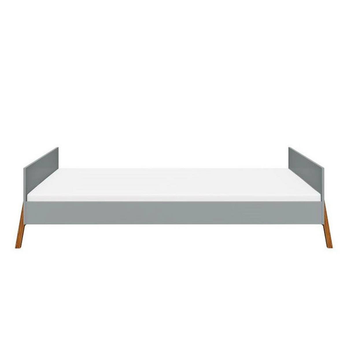 KINDERBETT 90/200 Grau - Grau, Holzwerkstoff (90/200cm) - Petits-meubles