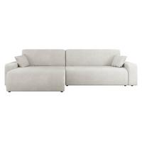 ECKSOFA Piano - Creme/Schwarz, Holz/Kunststoff (274/145cm) - MIRJAN24